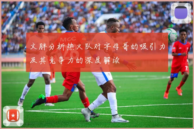 文胖分析热火队对字母哥的吸引力及其竞争力的深度解读